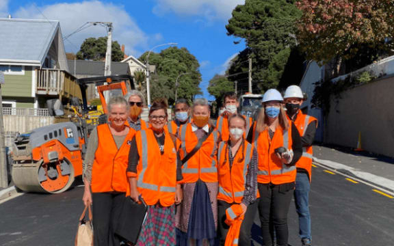 The Terrace between Ghuznee and Buller Streets will be the first section of road trialled with the new product using used textiles.