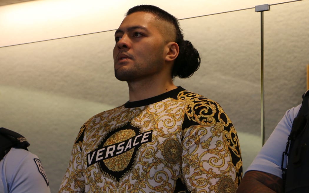 Tyson Daniels in court.