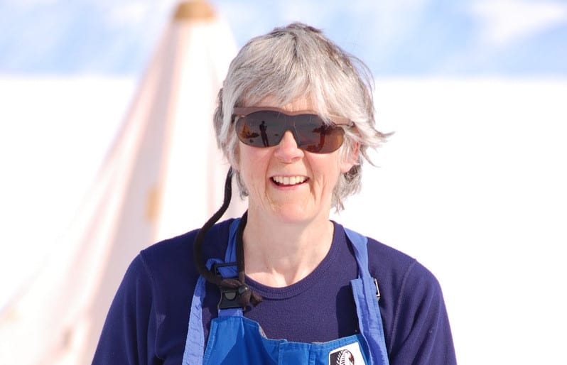 Emeritus Professor Pat Langhorne in Antarctica