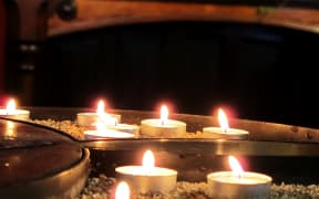 Votive candles at St Patrick's Cathedral
