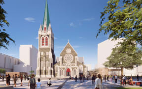 An artist's impression of restored Christ Church Cathedral.