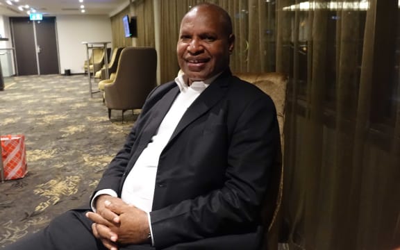 Papua New Guinea Minister of National Planning, Richard Maru, in Wellington, 1 May 2018.
