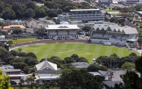 General view of the Basin Reserve from Mt Victoria.