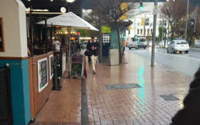 The terracotta-coloured tiles line Wellington's Golden Mile, which runs from Courtenay Place to Manners Street, Willis Street and Lambton Quay.