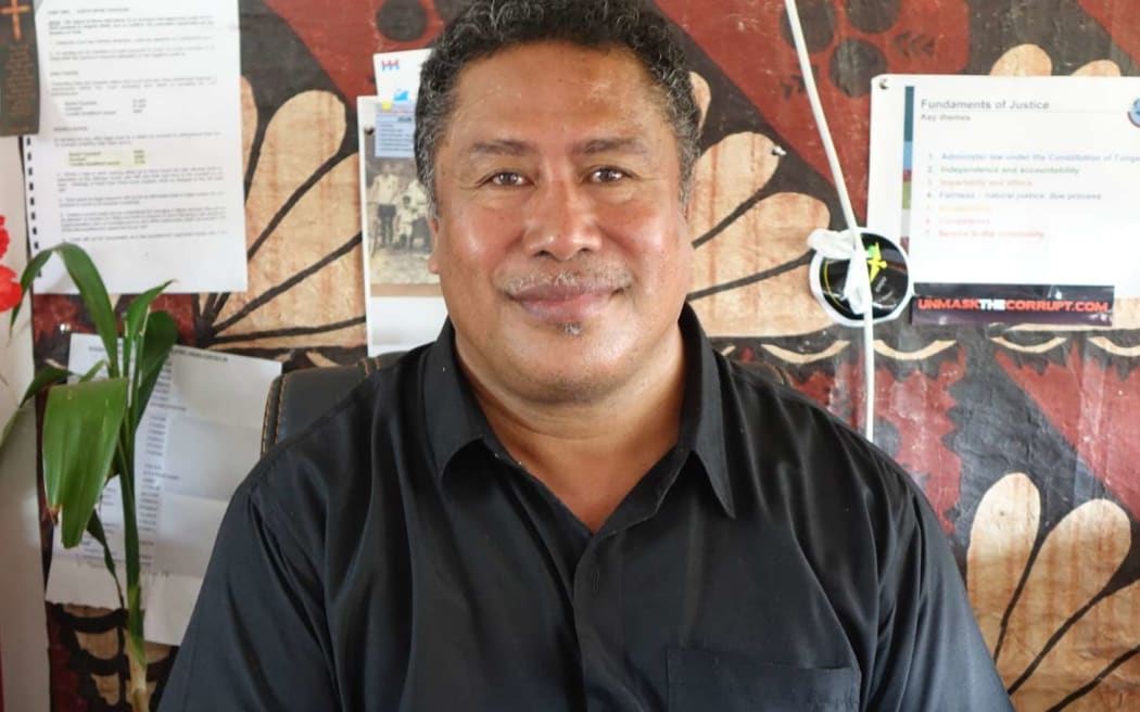 Former Tonga government minister Sunia Fili