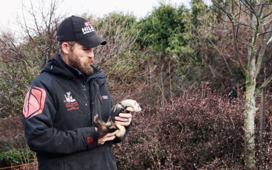 Jim Curry grew up in the UK and said ferrets had been a “lifelong obsession”.
