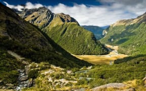 The Routeburn Valley.