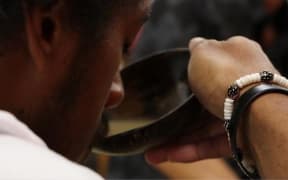 An estimated 20-25,000 people drink kava throughout New Zealand on a Friday or Saturday night. Taken at Waikato University in Hamilton