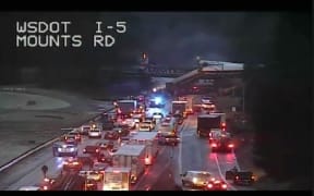 The crash occurred about 45 minutes into the train's journey between Portland and Seattle.