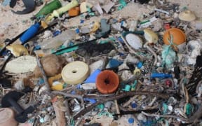 plastic debris.