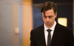Dustin La Mont at the High Court, 25 October 2016.