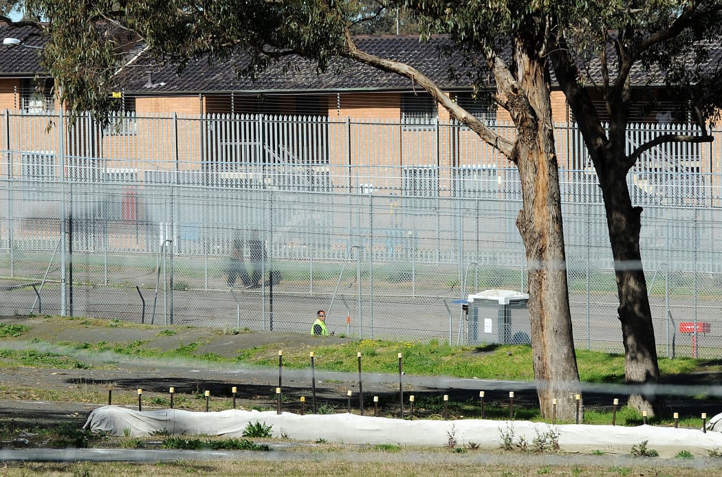 Steel fences surround the Villawood Immigration Detention Centre in Sydney.