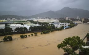 Typhoon Megi made landfall in eastern China on Wednesday, a day after carrying strong winds over Taiwan that felled trees and scattered debris, killing at least four people and injuring hundreds.