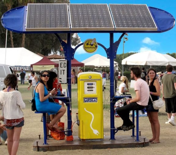 SolarPump electric charging station