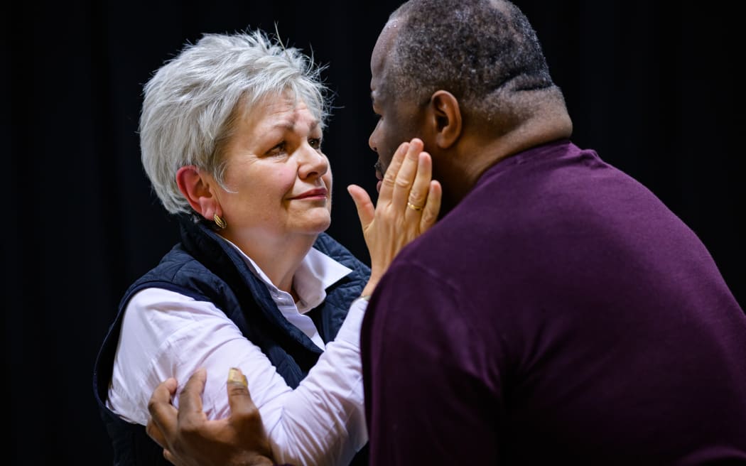 Opera singers Susan Bullock and Lester Lynch