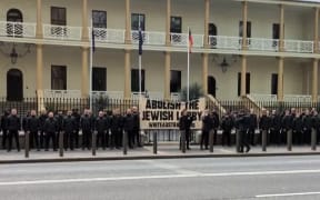 Photo from a neo-nazi rally in Sydney