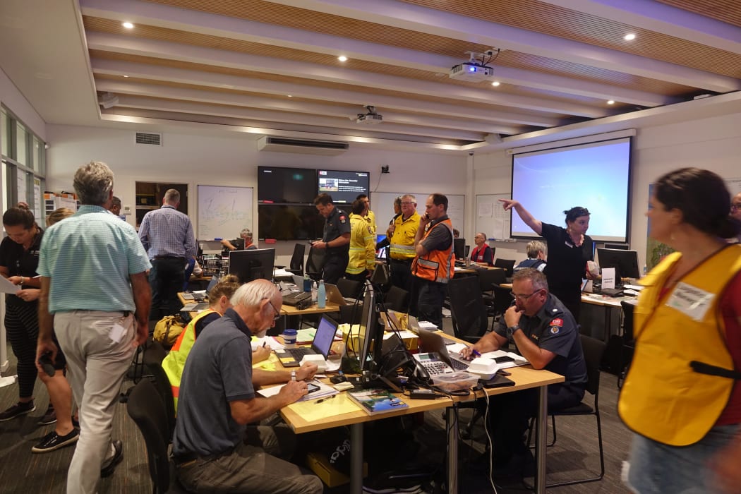 Nelson-Tasman's emergency operations base during the Pigeon Valley fires.