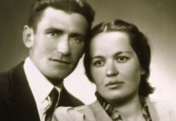 Andris Apse's parents, Voldemars and Kamilla.