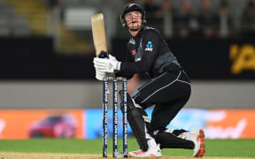 Finn Allen
New Zealand Black Caps v Bangladesh International Twenty20 cricket match. Eden Park, Auckland, New Zealand. Thursday 1 April 2021.