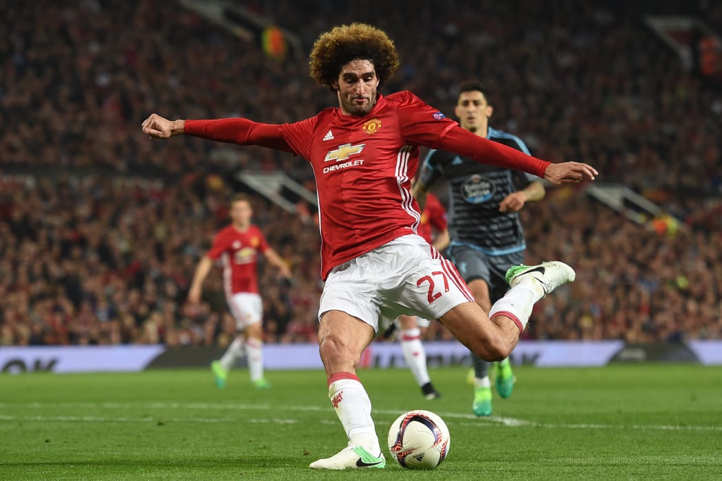Manchester United's Marouane Fellaini