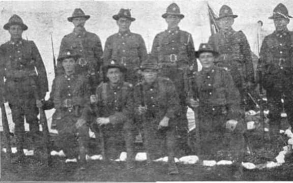 Soldiers from Tonga who served in the New Zealand Expeditionary Force in the First World War.