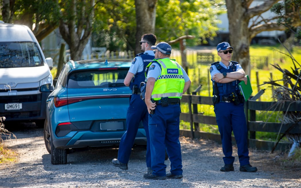The scene of a fatal house fire in Sanson where 4 people died on Saturday 15 November. 16 November 2025.