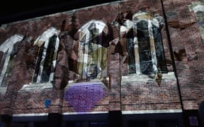 Interactive light projection piece by Johann Nortje