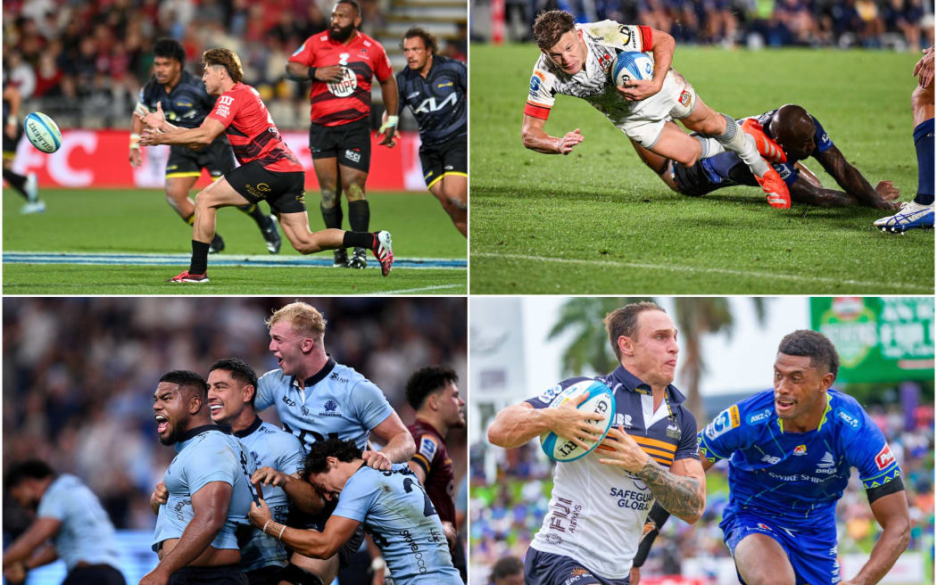 James O'Connor, Damian McKenzie, Siosifa Amone, Corey Toole.