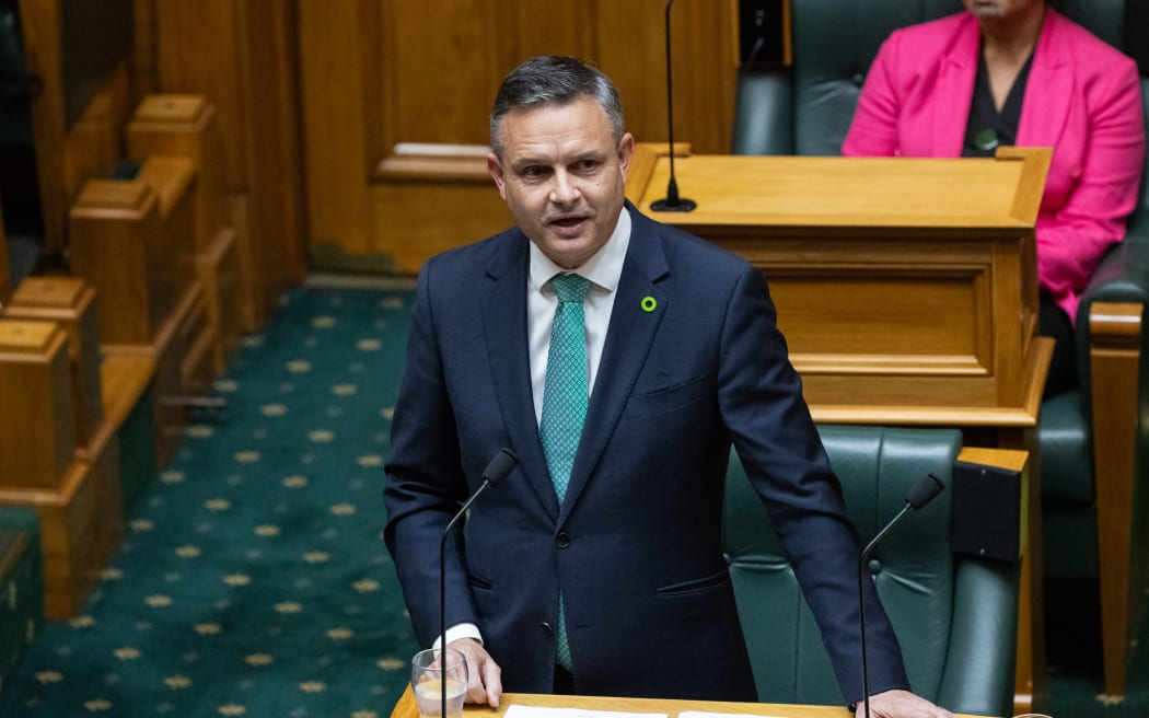 Retiring Green Party MP James Shaw delivers his valedictory speech.