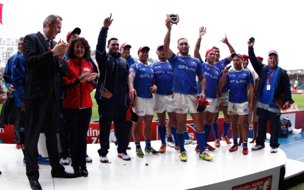 Samoa won the Bowl title in Glasgow.