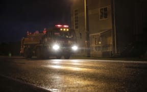 Emergency services help some residents in Granity evacuate overnight as former cyclone Gita hits the coast.