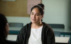 Te'i Tuiasau has been awarded the New Horizon Women's Trust Award, given to women who have been given a second-chance at life through education.