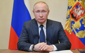 Russian President Vladimir Putin addresses the nation on the ongoing situation with the coronavirus disease in Moscow, Russia.