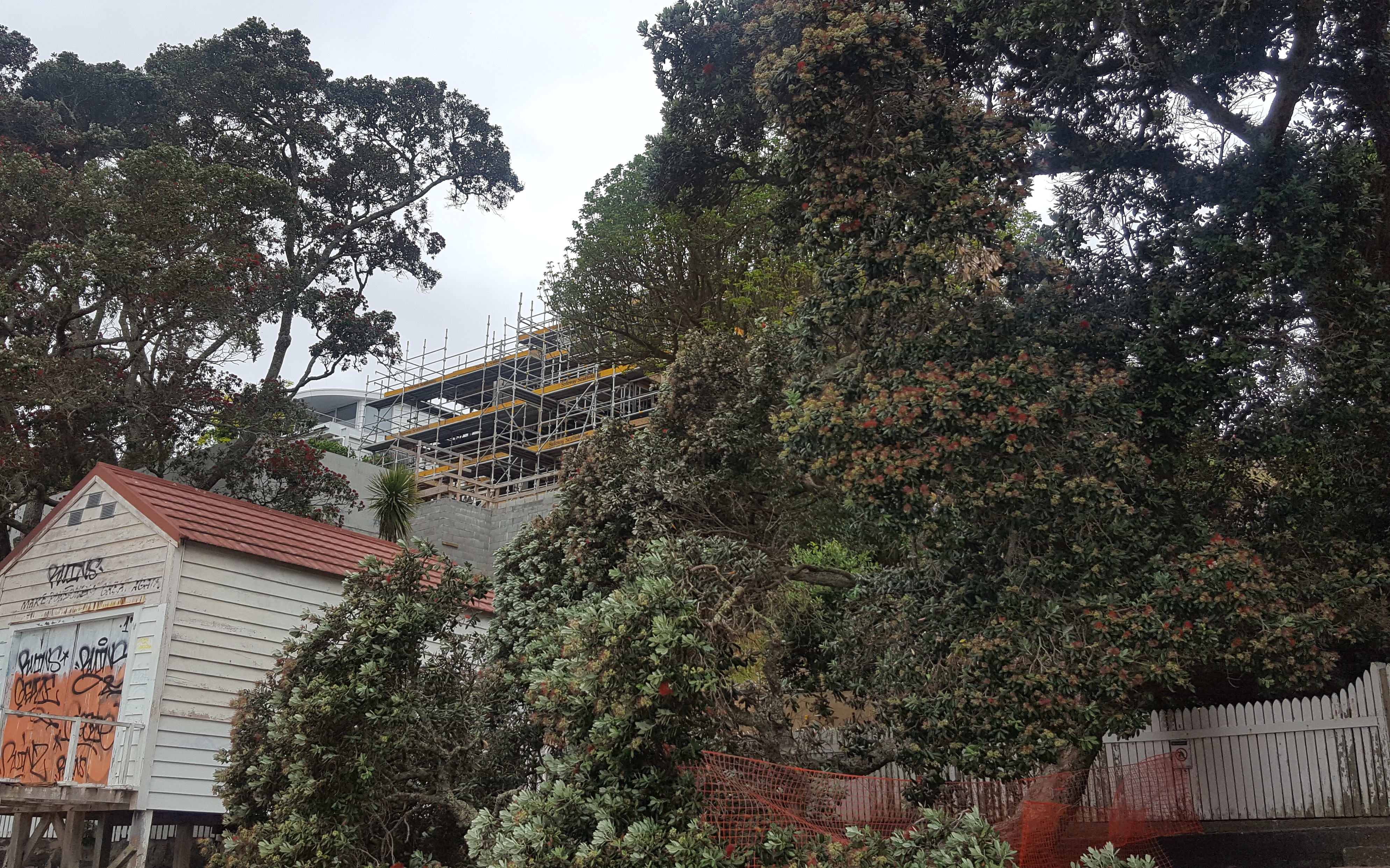 The Dukes have consent from the Auckland Council to transform the boat shed at the property.