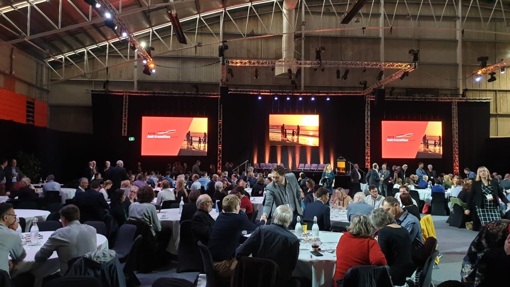 The Just Transition event in New Plymouth hosts more than 500 delegates.