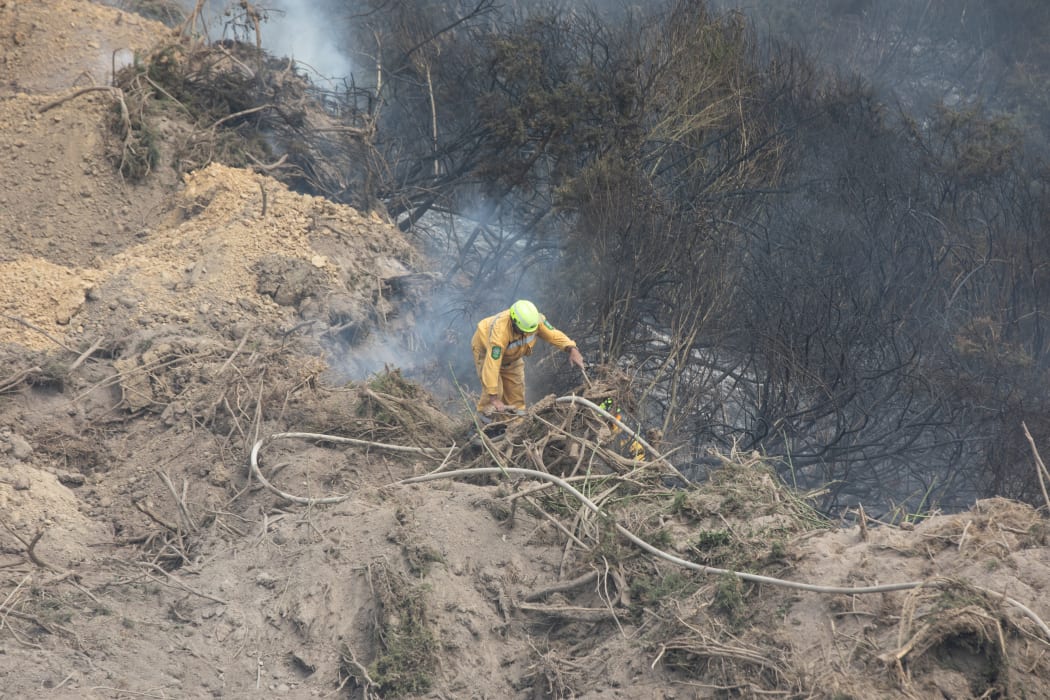 Firefighters working on Tasman fires