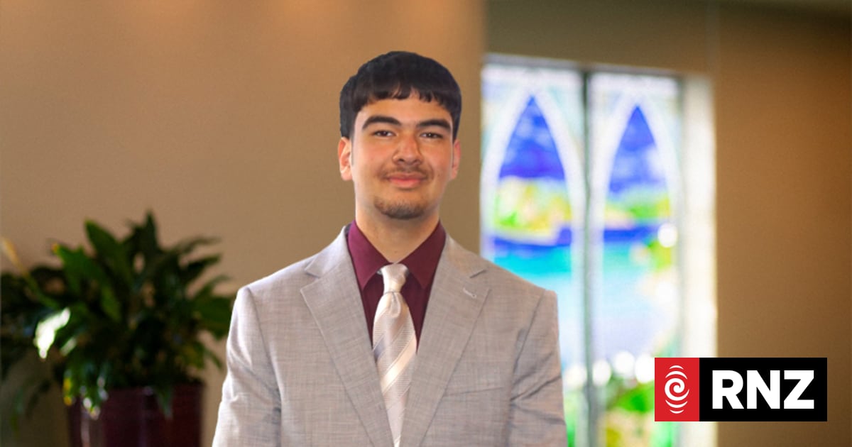 The 18-year-old who has found his calling at a funeral home