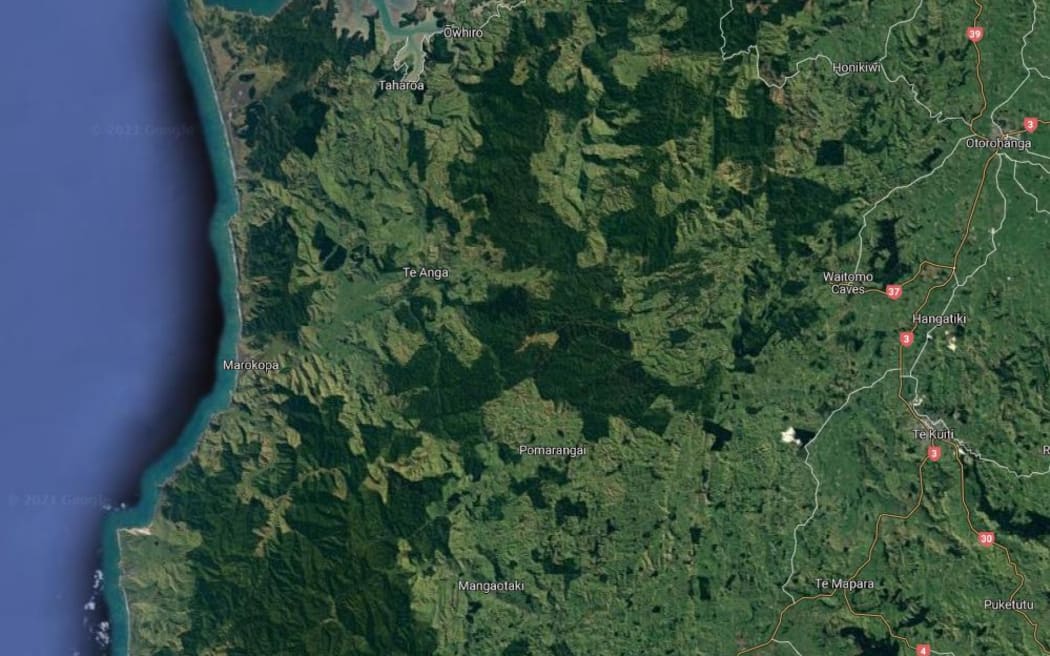 The group was last seen at Marokopa, west of Te Kūiti, police said.