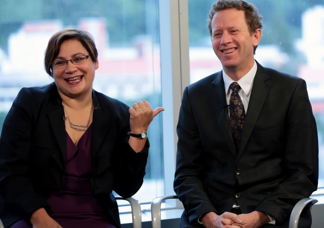 Metiria Turei and Russel Norman, co-leaders of the Green party.