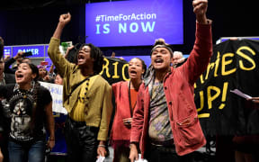 Climate activists protest at the UN Climate Change Conference COP25 Madrid
