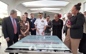 Peters and his delegation in Hawai'i