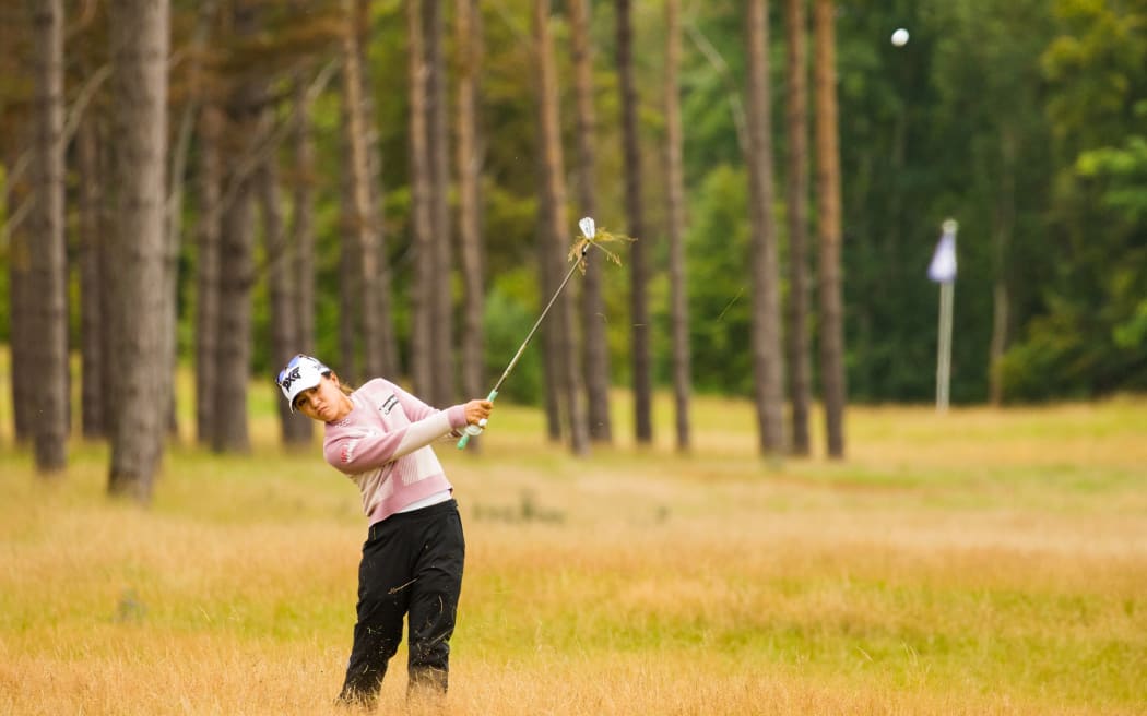 Lydia Ko playing in Scotland 2020.