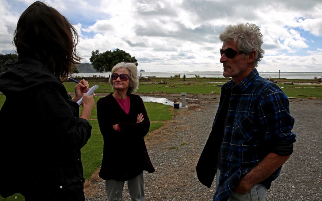 Owner of Anaura Bay Motor Camp Dona and Victor Jacobs.