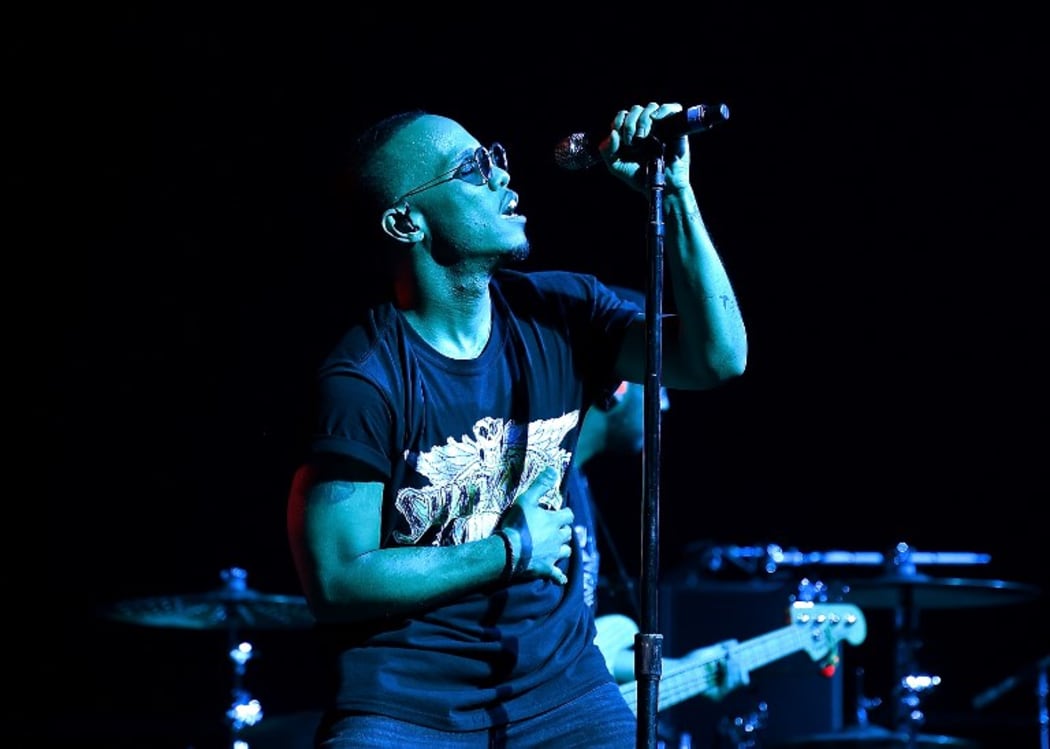Anderson .Paak performs in Brooklyn in August 2017.