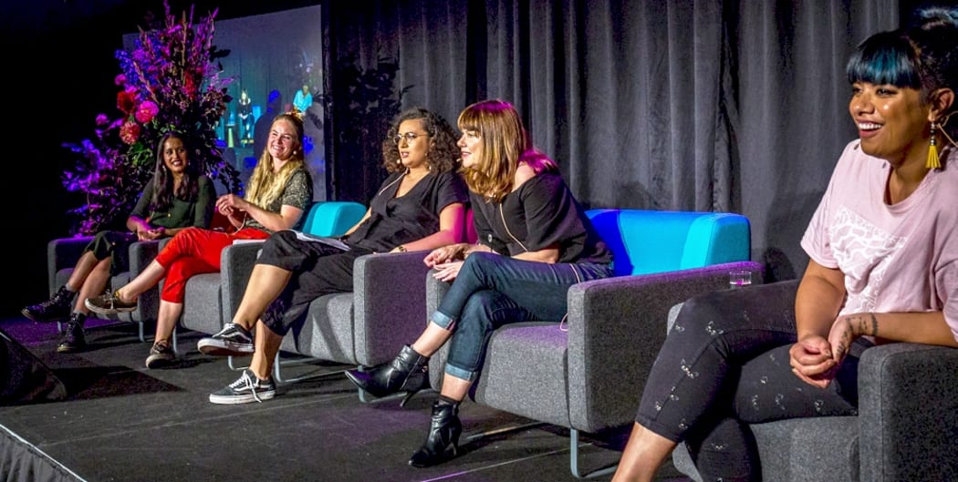 Geneva Alexander-Marsters, Jessie Moss, Rose Matafeo, Dianne Swann, Ladi6