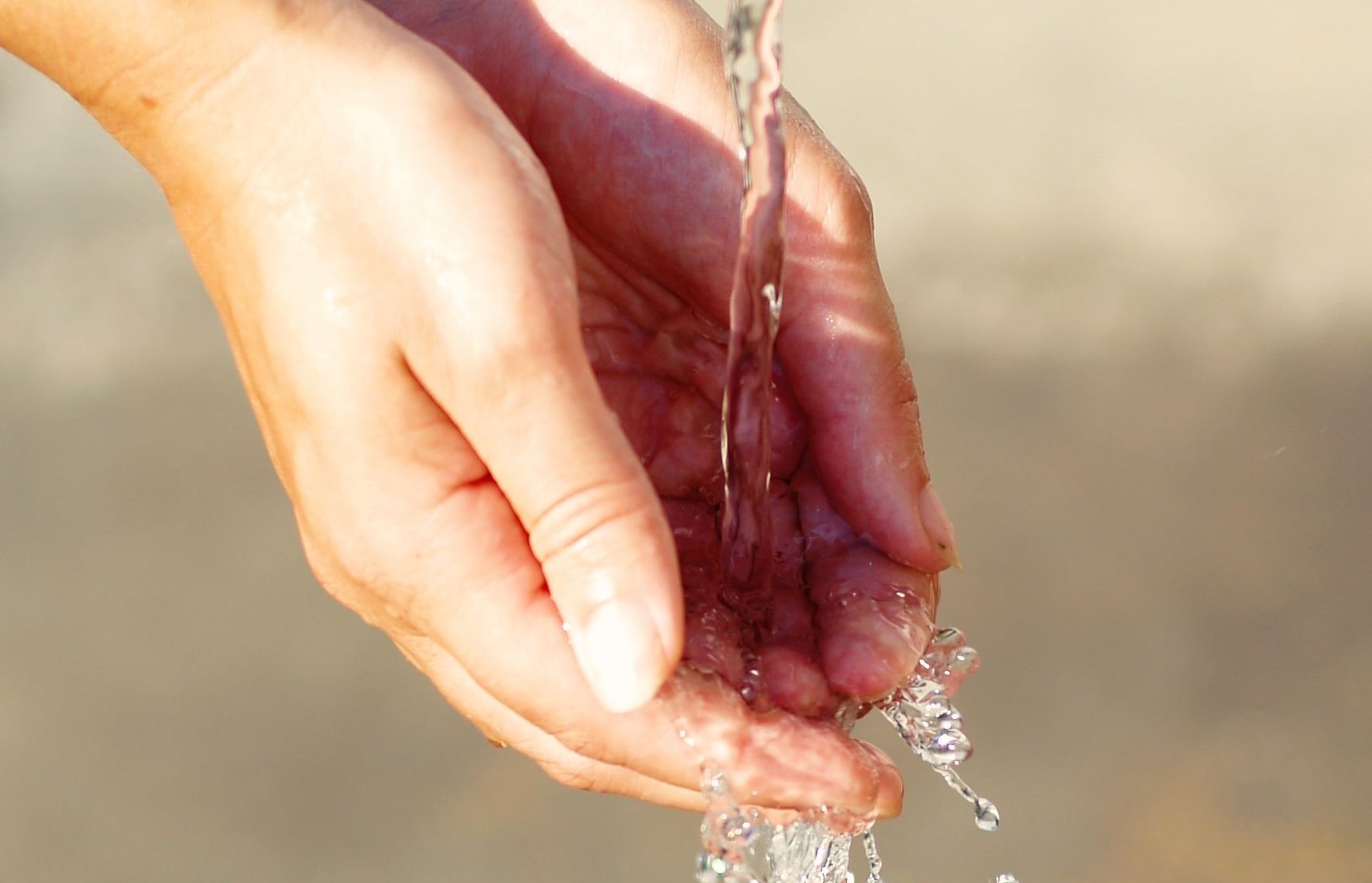 washing hands