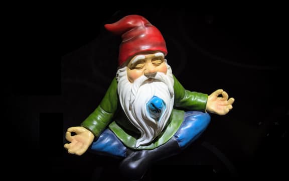meditating gnome