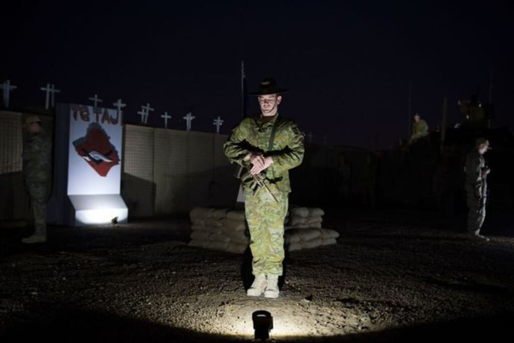 Anzac Day 2016 at Camp Taji, Iraq