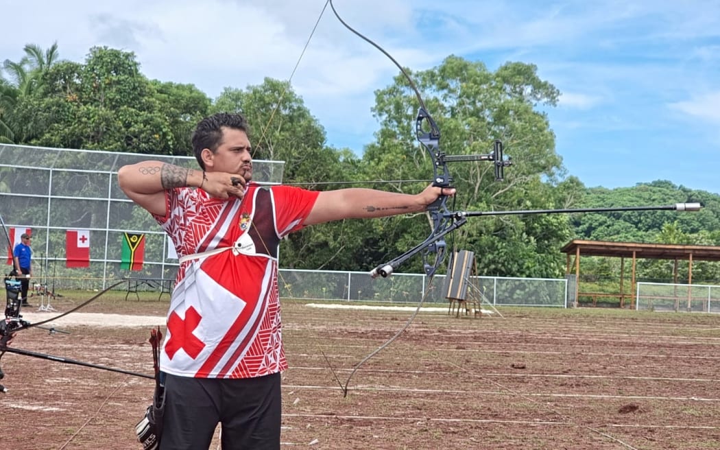 Tonga's archery team has all its country's medals so far.