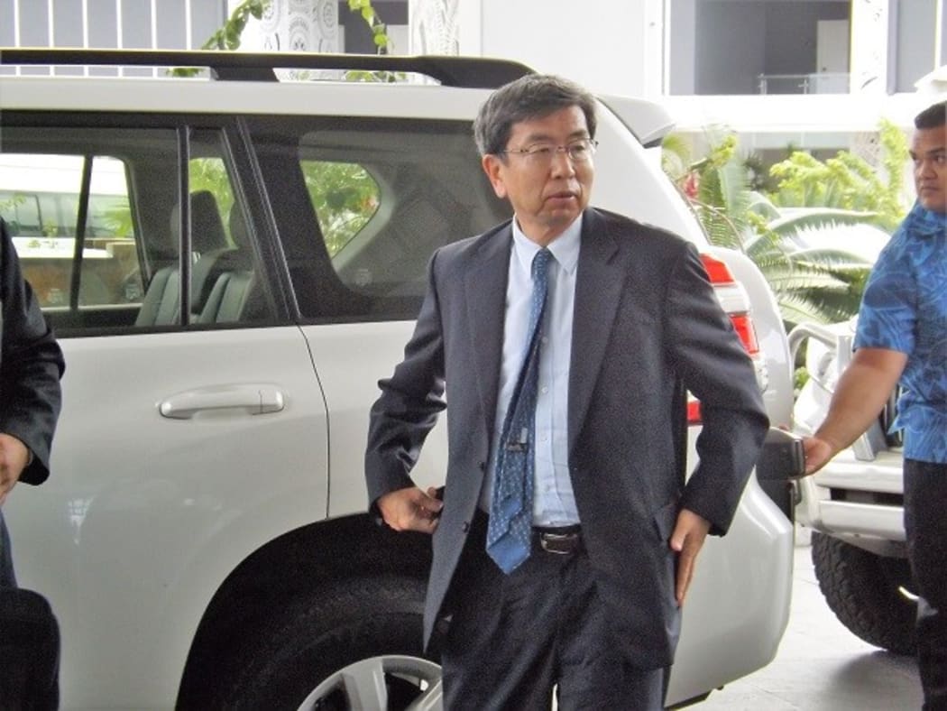 Asia Development Bank President Takehako Nakao in Samoa for a visit to several projects and meet government officials.